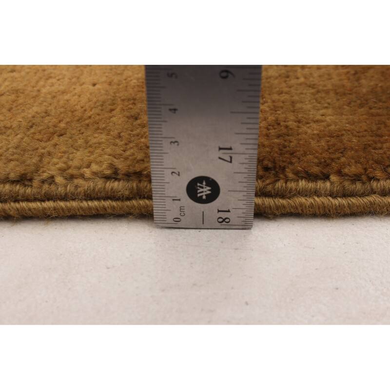 ECARPETGALLERY Hand-knotted Finest Peshawar Ziegler Gold Wool Rug - 8'0 x 10'5
