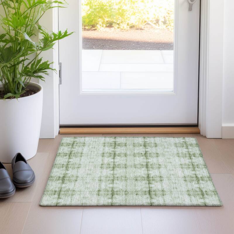 Machine Washable Indoor/ Outdoor Chantille Boho Ombre Rug