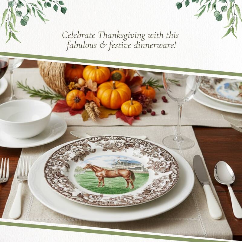 Spode Woodland Dinner Plate - Assorted Animals