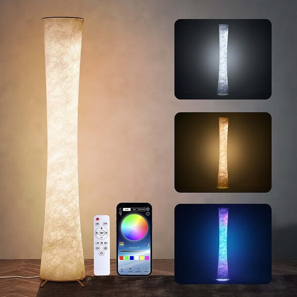 61 Inch RGB Color Changing High Foot Lamp with Remote and APP Control Bed Bath Beyond 37388286