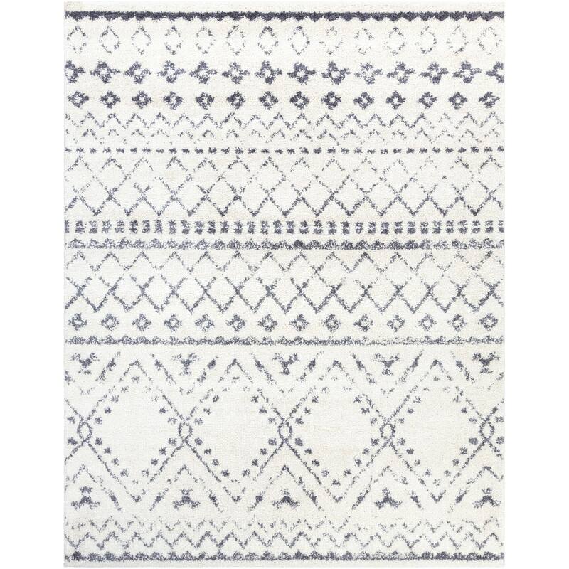 Livabliss Maroc Shag Boho Moroccan Shag Area Rug