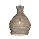 preview thumbnail 4 of 8, Uttermost Murmur Woven Brass 1 Light Pendant - N/A