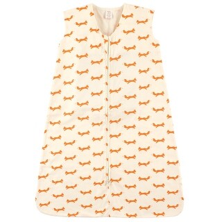 Touched by Nature Baby Boy Organic Cotton Sleeveless Wearable Sleeping Bag, Sack, Blanket, Fox
