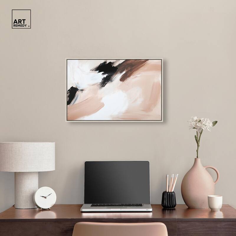 Swirls of Cream II Canvas by Art Remedy
