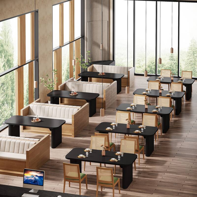 Wood Dining Table, Modern Kitchen Table, Dining Room Accent Table