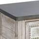 Farmhouse Distressed Wood and Metal 3-Drawer Console Table