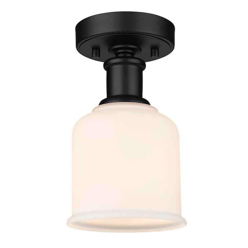 Z-Lite 733F1 Bryant 6" Wide Semi-Flush Ceiling Fixture