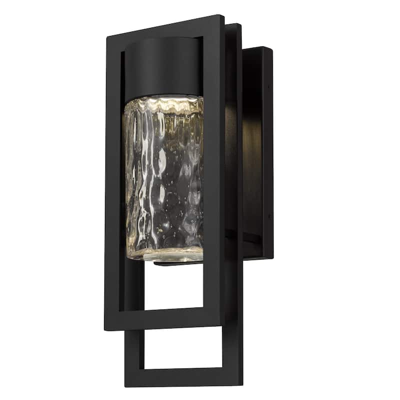15 inch LED Wall Sconce - Black - Black
