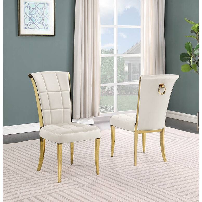 Best Quality Furniture D400/1-SC320-7 Dining Set with 78" 12mm Glass with Bevel