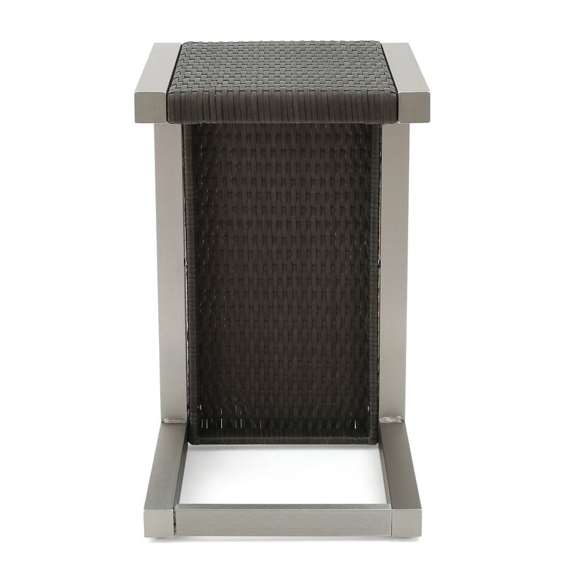 Cape Coral Modern C-Shaped End Table by Christopher Knight Home - 14.50" L x 15.00" W x 24.00" H