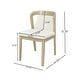 preview thumbnail 14 of 12, Christopher Knight Home - Ashlin Contemporary Upholstered Armless Dining Chairs with Rubberwood Frame, Set of 2