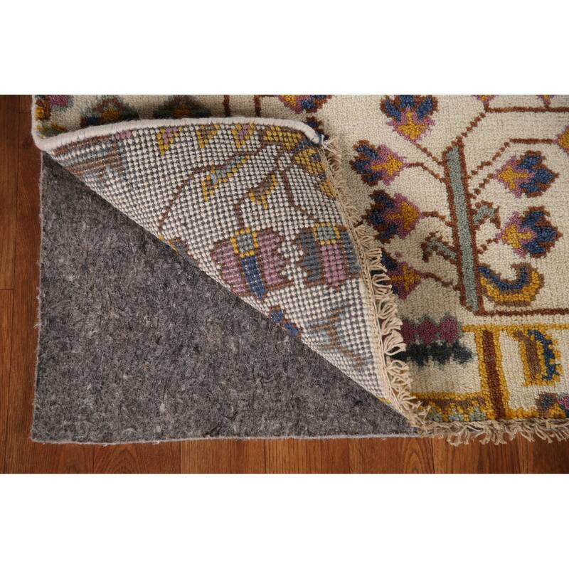 All-Over Kazak Area Rug Hand-Knotted Wool Carpet - 5'1"x 7'11"