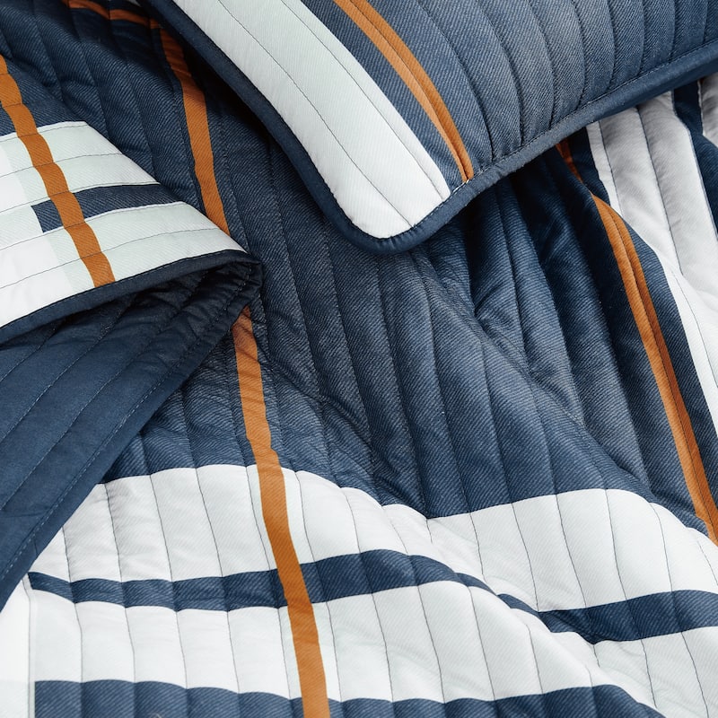Truly Soft Henry Plaid 3 Piece Quilt Set