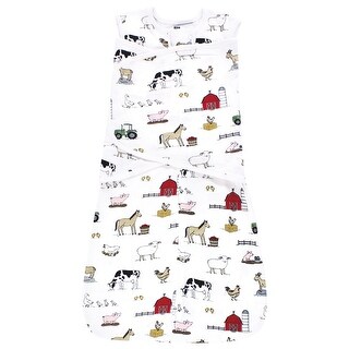 Hudson Baby Infant Boy Convertible Swaddle Sleep Sack, Farm