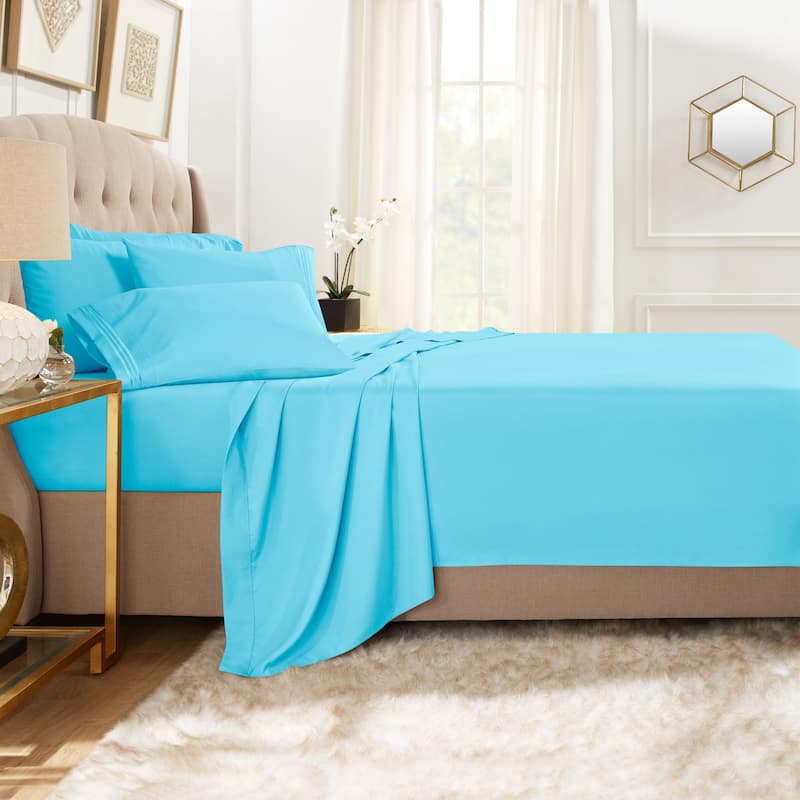 Empyrean Hotel Luxury 6 Piece Sheet Set - Super Soft Bedding Sheets & Pillowcases