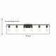 preview thumbnail 7 of 10, Acroma 6 - Light Dimmable Vanity Light-UL - N/A