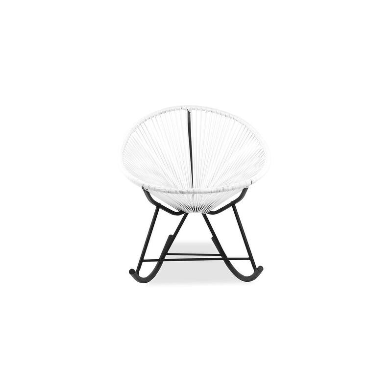 Acapulco Rocker Chair - H34.5xW28.5xD32.75 - White