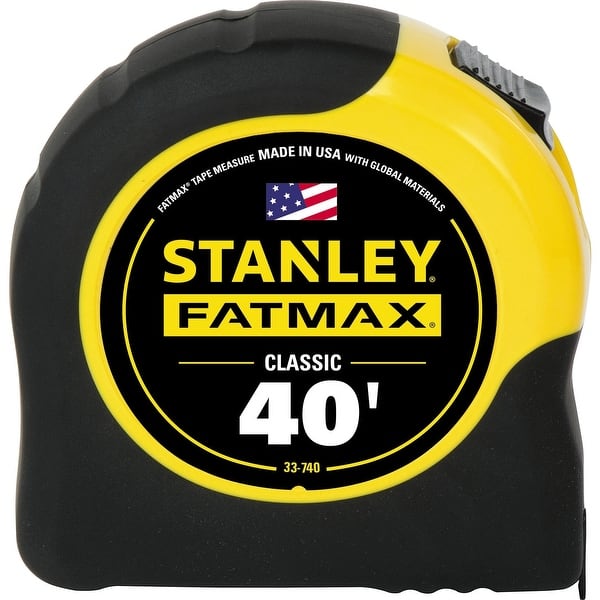 slide 1 of 1, Stanley FatMax 40 ft. L X 1.25 in. W Tape Measure 1 pk - 40 ft.