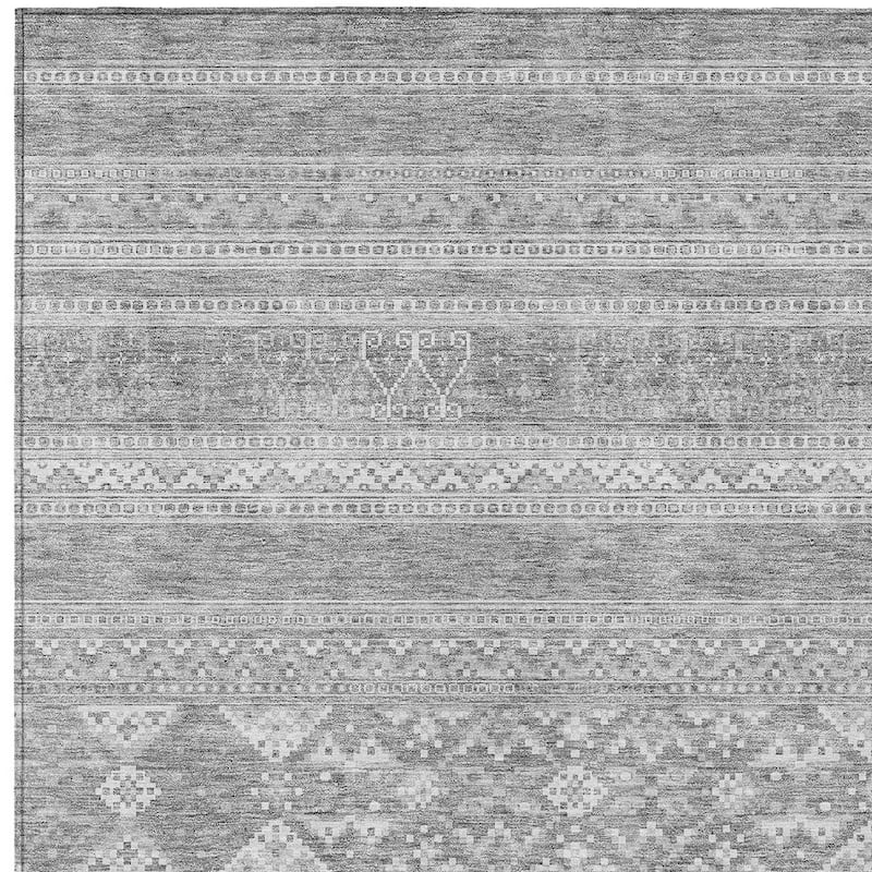 HomeRoots Southwestern Transitional Rectangle Outdoor Rug