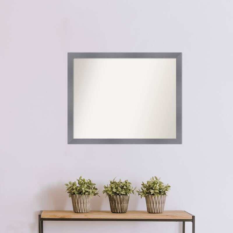 Edwin Non-Beveled Wood Framed Wall Mirror