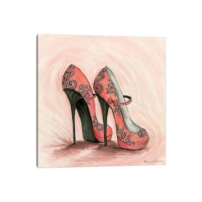iCanvas "Carlita in Coral Shoes" by Bella Pilar Canvas Print
