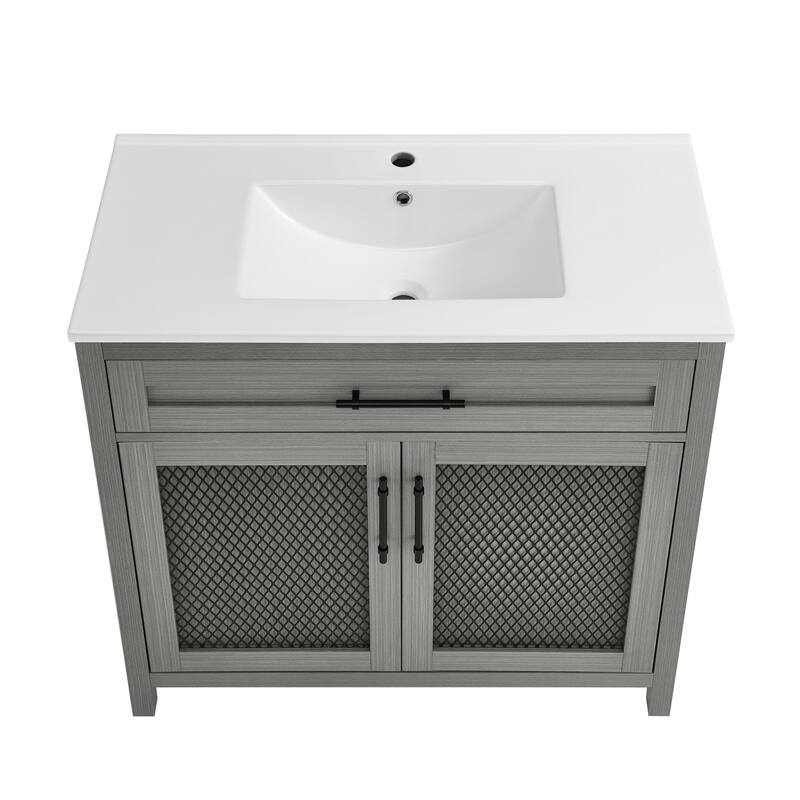 Swiss Madison SM-BV422 Calice 20" Free Standing Single Basin Vanity