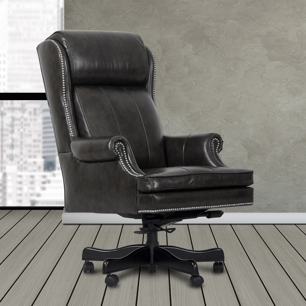 Executive Chair, High Back Leather Desk Chair W/ Retractable Footrest - Bed  Bath & Beyond - 36409682