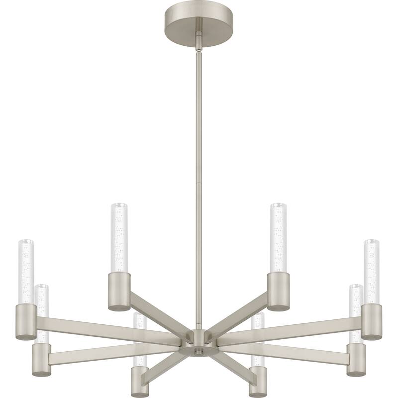 Adler Integrated LED Brushed Nickel Chandelier