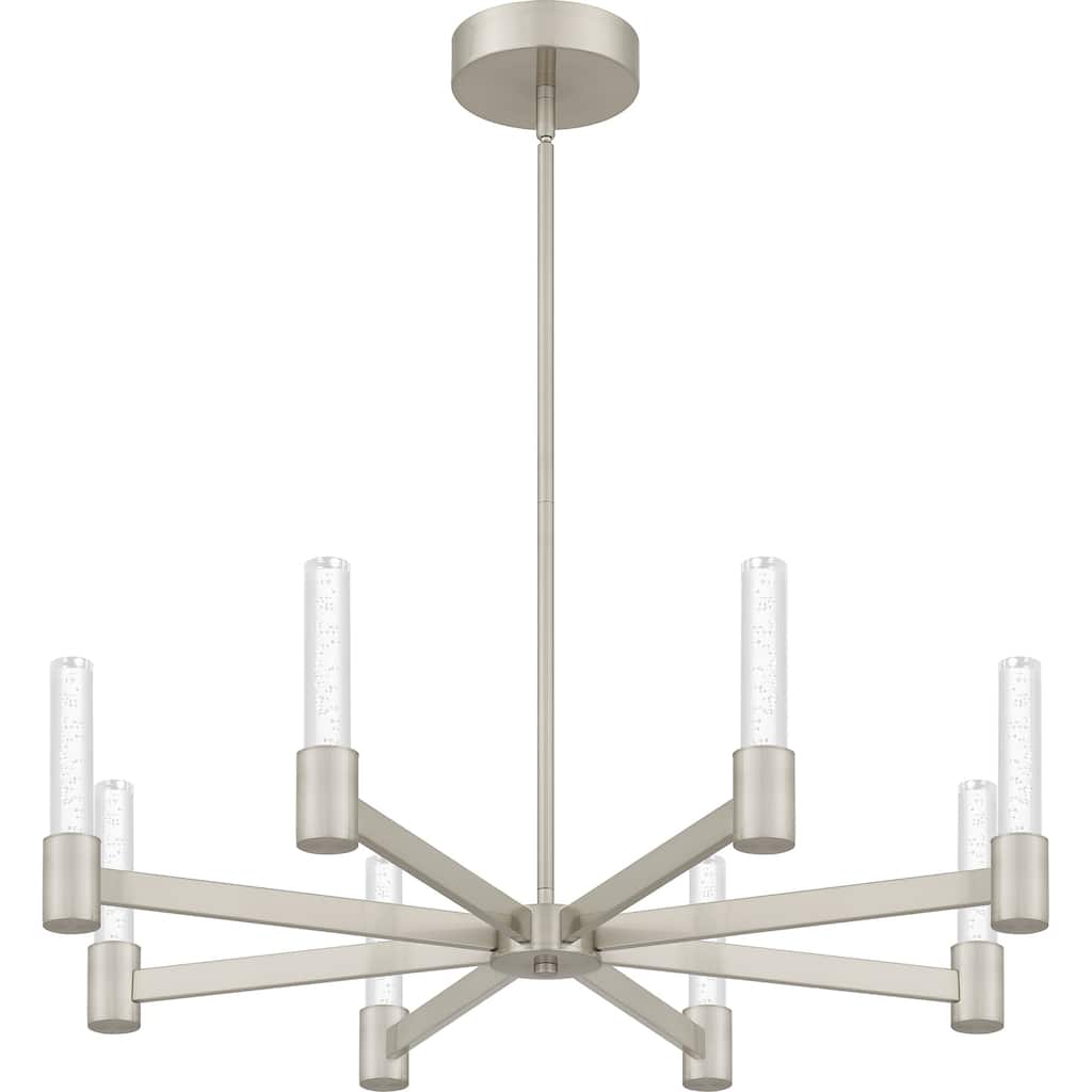 Adler Integrated LED Brushed Nickel Chandelier