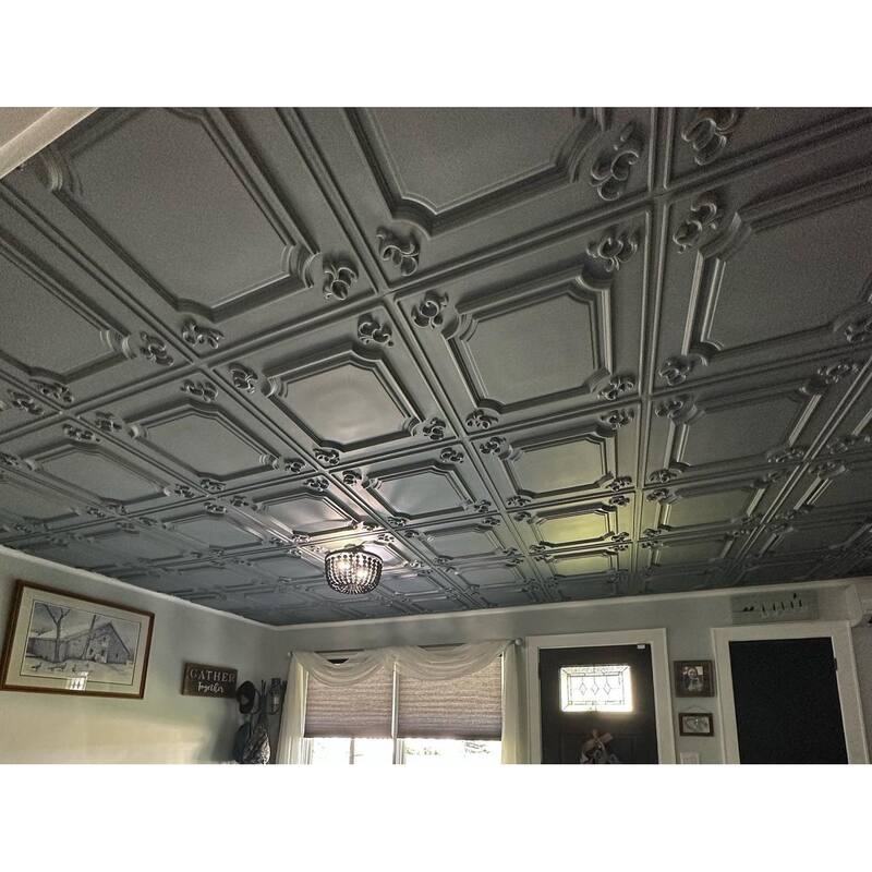 Art3d 2x2ft PVC Drop Ceiling Tiles,Layin Ceiling Tiles,Glue Up Ceiling