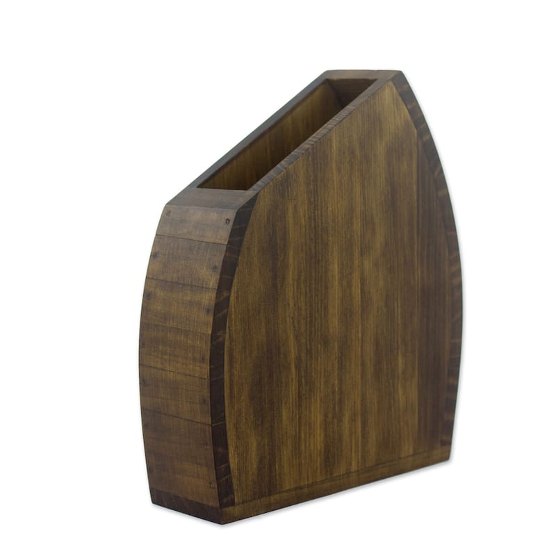 Novica Handmade Mountain Wood Decorative Vase
