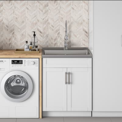 WYNDENHALL Hartland Utility Sink & Cabinet