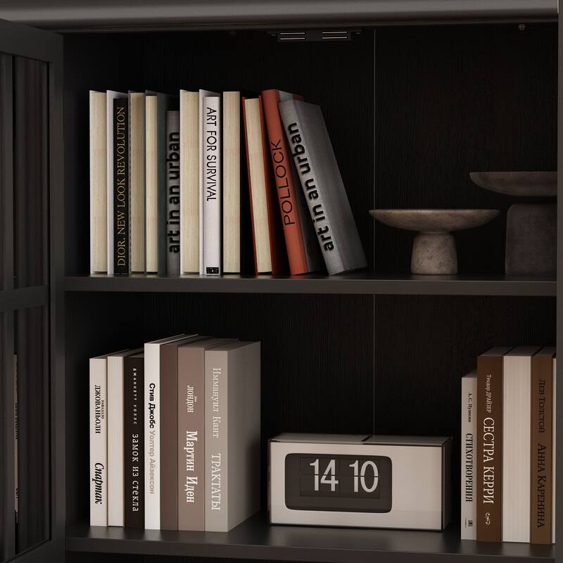Contemporary Elegance and Versatile Sideboard Bookshelf Bookcase