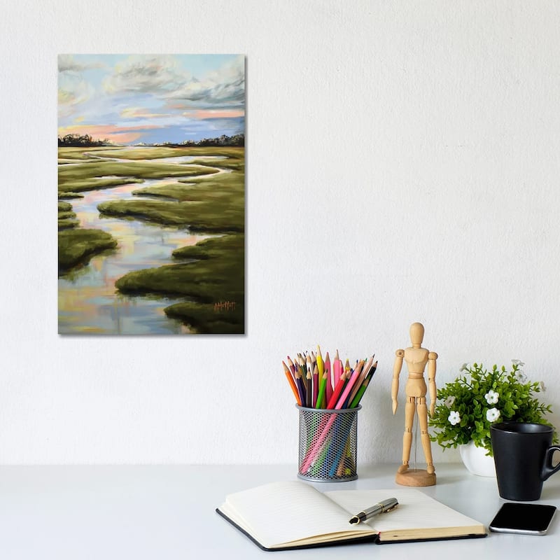 iCanvas "Pastel Marsh II" by April Moffatt Canvas Print - 12x8x0.75