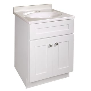 Design House Brookings 25" Free Standing Single Basin Vanity Set with