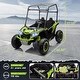 preview thumbnail 19 of 31, 24V Kids Ride On Utv, 2 Seater 4WD Electric Truck with Sun Shade