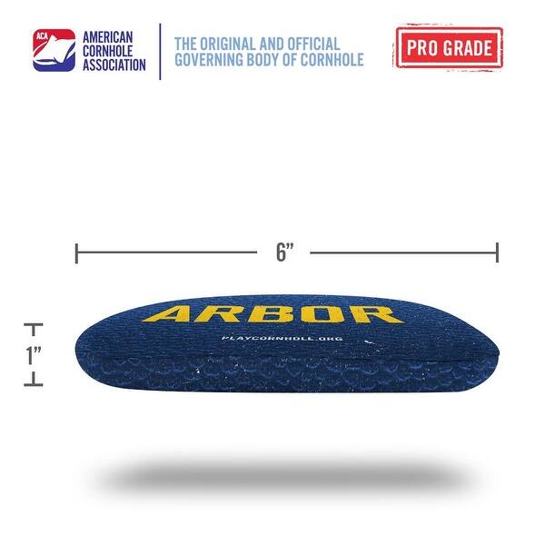 Ann Arbor Blue Dual Sided Cornhole Bags