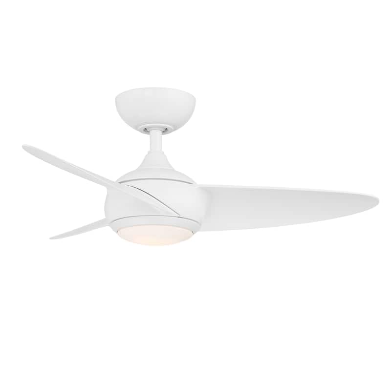 Loft Indoor Outdoor 3-Blade Smart Ceiling Fan 38in with 3000K LED and Remote Control-REMOVE FINISH - 38