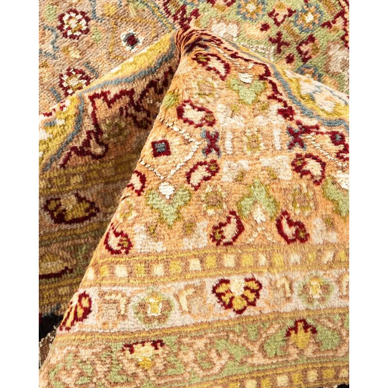 Overton Hand Knotted Wool Vintage Inspired Traditional Mogul Red Area Rug - 8 x 10