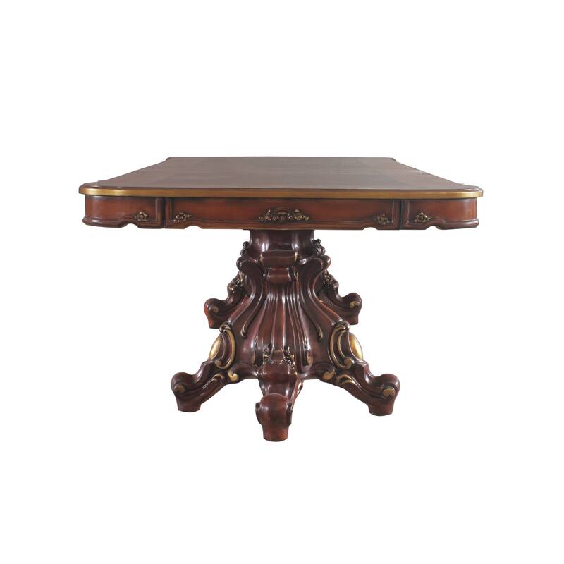 Deveraux Honey Oak Removable Leaf Dining Table