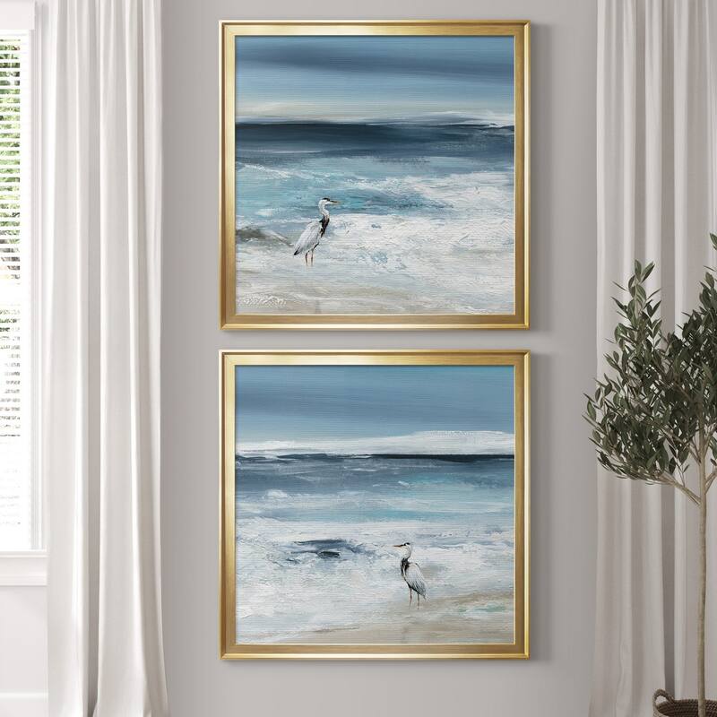 Tidal Fishing I Premium Framed Canvas - Ready to Hang