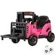 preview thumbnail 15 of 26, 12V Ride on Forklift Car Pink