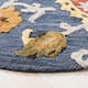 SAFAVIEH Handmade Blossom Nelia Modern Floral Wool Rug