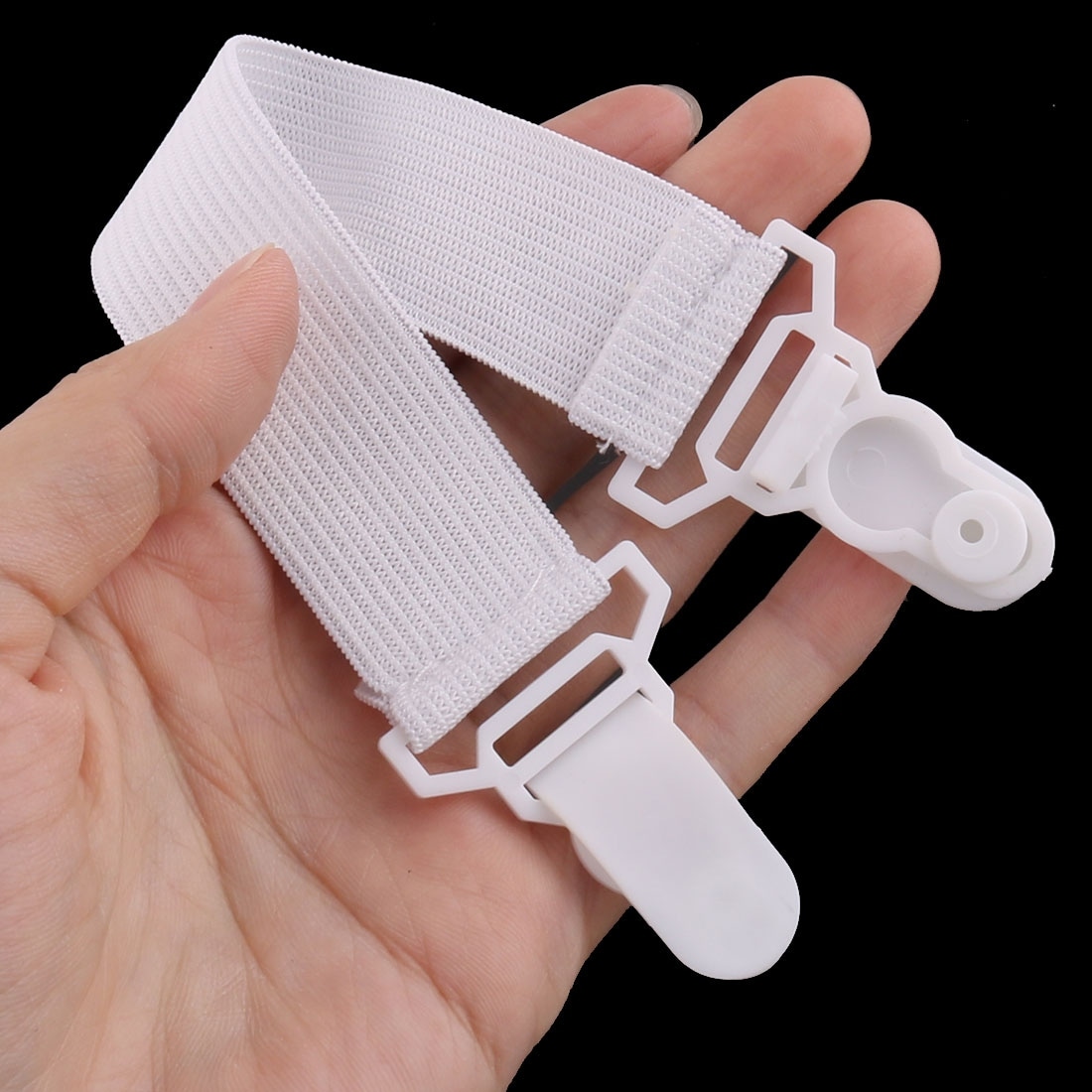 Sheet Grippers - Elastic Bed Sheet Suspender Clips - Fits Any Size Mattress  - 4 Pack - On Sale - Bed Bath & Beyond - 32889914