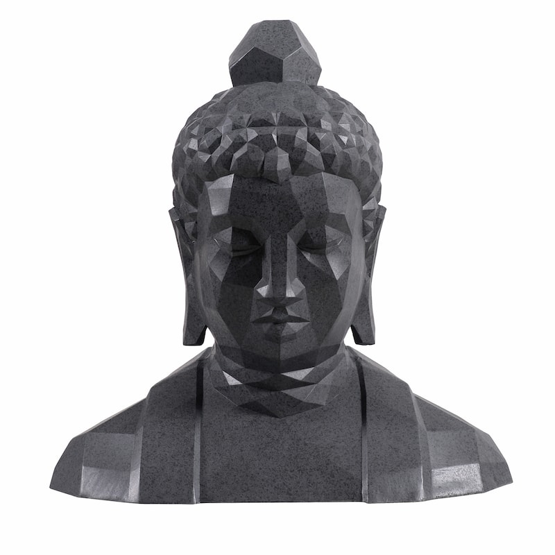 Buddha's head Outdoor Garden Statue - 18.5"
