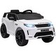 preview thumbnail 1 of 8, Land Rover Discovery Sport 12V Kids Ride-On Car with Remote, Music, Lights & Adjustable Speeds - White White