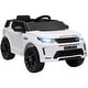 preview thumbnail 21 of 28, Qaba 12V Licensed Land Rover Discovery Sport Kids Electric Car, Remote Control, Soft Start, 3 Speeds, LED Lights & Music White