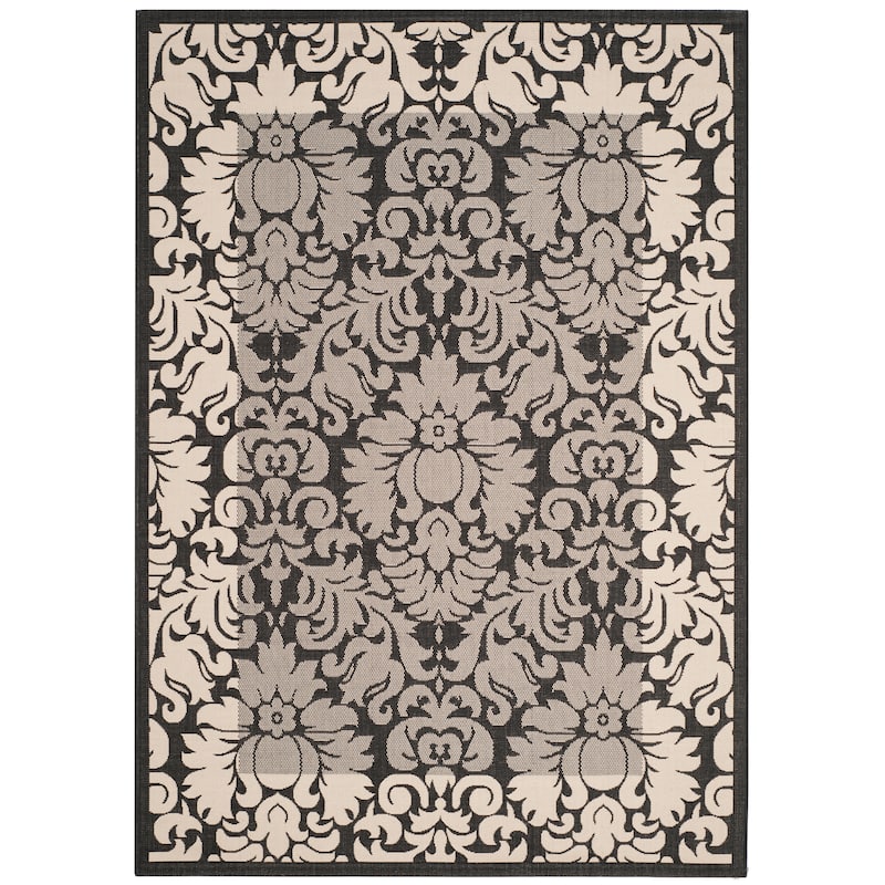 SAFAVIEH Courtyard Peggie Indoor/ Outdoor Patio Backyard Rug