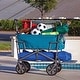 preview thumbnail 3 of 2, Mac Sports Heavy Duty Steel Double Decker Collapsible Yard Cart Wagon