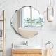 preview thumbnail 1 of 3, Mirror Trend Beveled Accent Frameless Mirror - 28*28*0.71